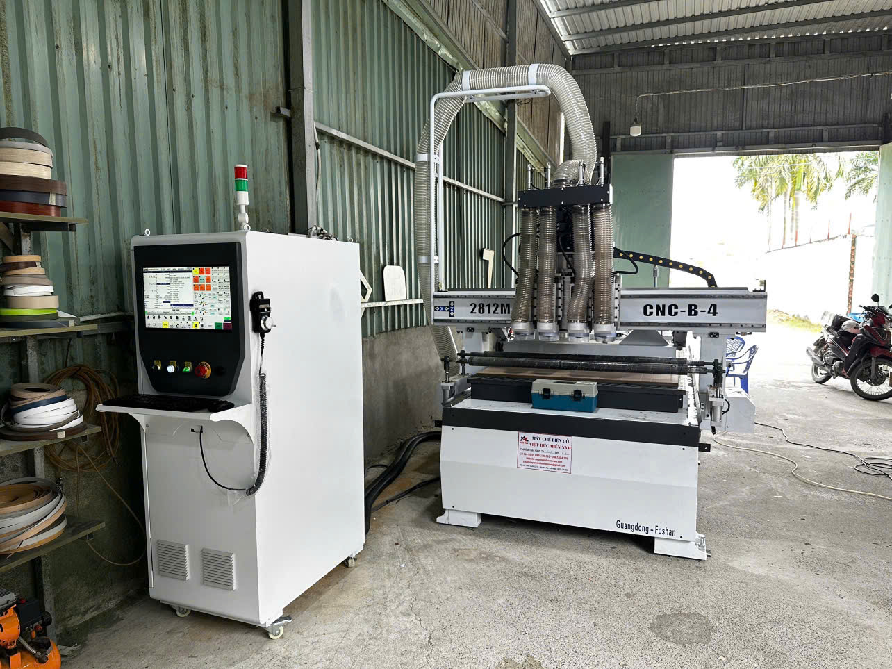 Máy CNC Nesting 4 đầu